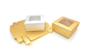 ΚΟΥΤΙ ΜΕ ΚΑΠΑΚΙ ΠΑΡΑΘΥΡΟ ΖΕΛΑΤΙΝΑ 8cm x 8cm x 5cm 0402261