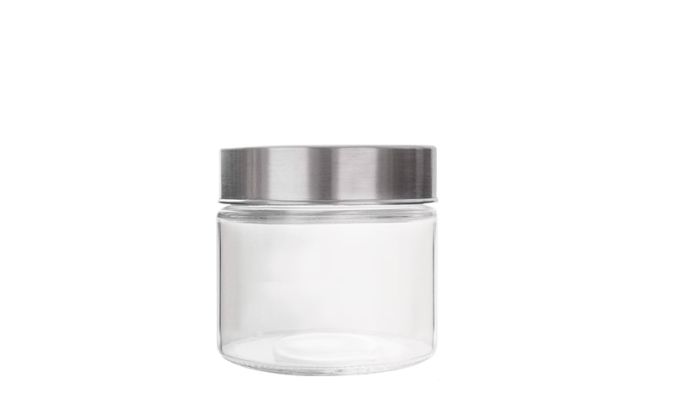 ΒΑΖΟ 6cm ΜΕ ΑΣΗΜΙ ΚΑΠΑΚΙ 100ml 0503341