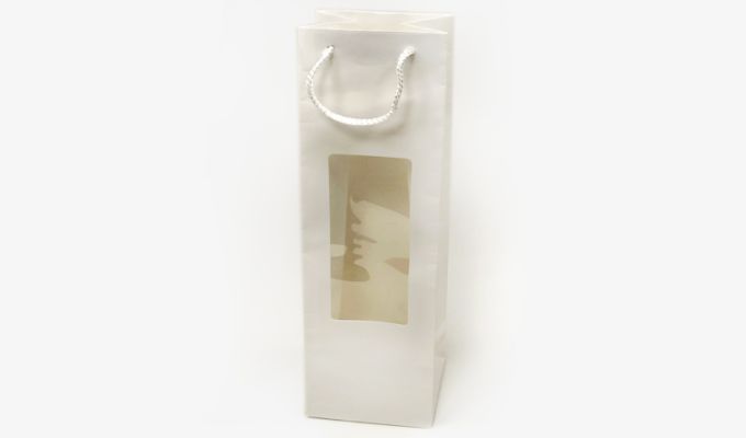 ΤΣΑΝΤΑ ΜΕ ΠΑΡΑΘΥΡΟ ΛΕΥΚΟ 12x42cm x 10cm 0402111/12 ΤΕΜΑΧΙΑ/ΕΞΑΝΤΛΗΘΗΚΕ