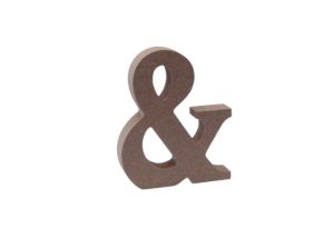 ΞΥΛΙΝΟ Mr & Mrs, ΣΥΜΒΟΛΟ & 9cm x 11cm MDF 0519384