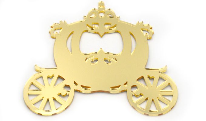 ΠΛΕΞΙΓΚΛΑΣ ΧΡΥΣΗ ΚΟΛΟΚΥΘΑ ΑΜΑΞΑ 20cm x 18cm 0517931/ 1 ΤΕΜΑΧΙΟ