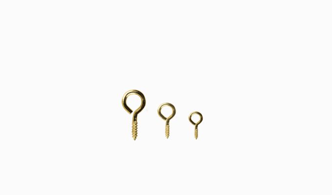 ΓΑΝΤΖΟΙ ΒΙΔΩΤΟΙ ΧΡΥΣΟΙ ΜΕΓΑΛΟΙ 6mm x 13mm 2000τεμ. 0517953