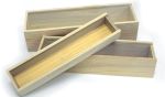 ΞΥΛΙΝΟ ΚΟΥΤΙ ΜΕ ΠΛΕΞΙΓΚΛΑΣ ΜΑΚΡΟΣΤΕΝΟ 36cm x 11cm ΣΕΤ/3 HT21P-001 0519702