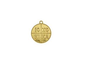 ΜΕΤΑΛΛΙΚΟ ΚΡΕΜΑΣΤΟ ΚΩΝΣΤΑΝΤΙΝΑΤΟ 2,0 x2,3cm